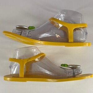 Katy Perry Collection Yellow Pineapple Jelly Sandal